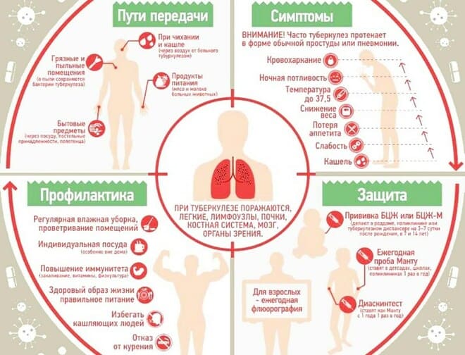 От чего бывает туберкулез